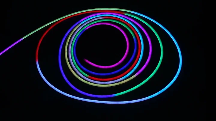5m Side Bend Digital Pixel RGB LED Neon Flex - Color Changing Neon Strip Light