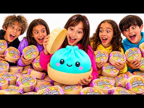I BOUGHT ALL THE VIRAL SQUISHY DUMPLINGS I COULD FIND AND GAVE THEM TO MY FRIENDS!