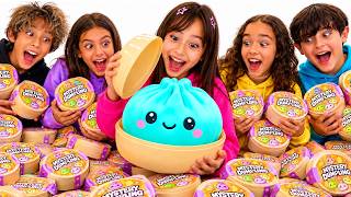 I BOUGHT ALL THE VIRAL SQUISHY DUMPLINGS I COULD FIND AND GAVE THEM TO MY FRIENDS!