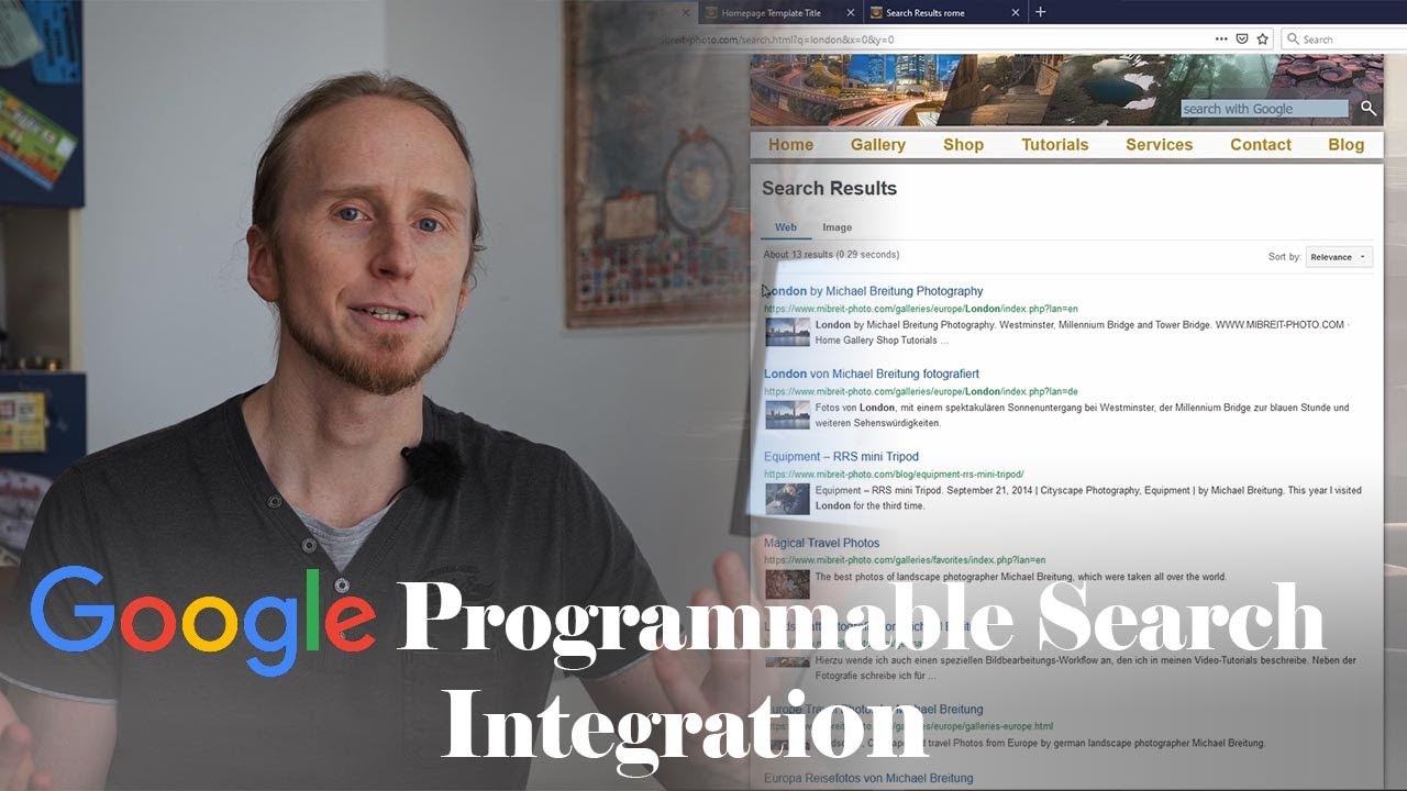 โปรแกรม search engine  Update  Programmable Search Engine integration - Google Custom Search