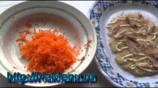 Пасхальный салат с курицей "Цыпленок" Пасхальный салат с курицей "Цыпленок"