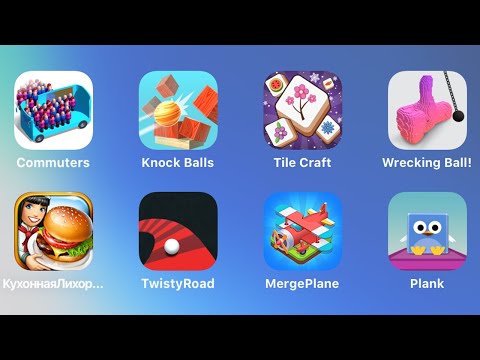 commuters,-konck-balls,-tile-craft,-wrecking-ball,-cokking-fever,-twisty-road,-merge-plane,-plank