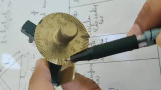 Determination of radius of curvature using spherometer