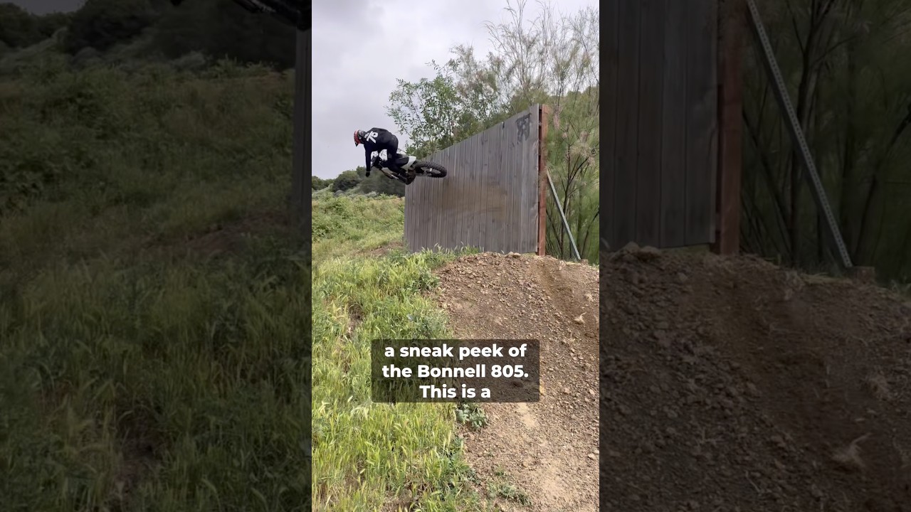 Raw riding clips and feedback on the new Bonnell 805 #emoto #moto #dirtbike