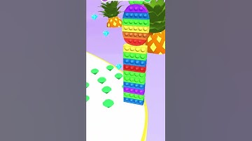 Pop it Run! 3D Games #Gameplay #Mobilegames All Levels Gameplay (Android & iOS) #shorts