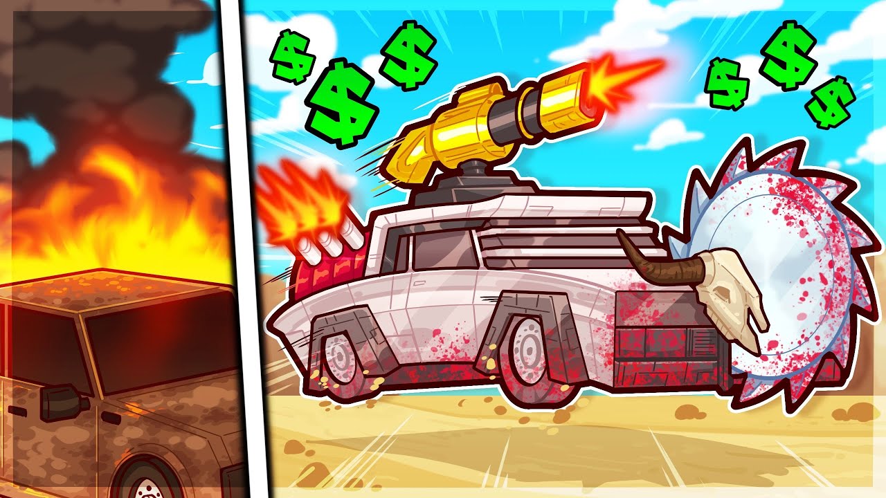 Killing 10,000 Zombies to Upgrade My DEATH CAR