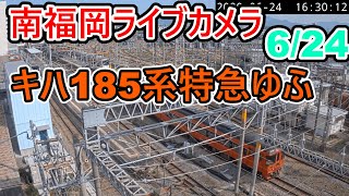 【南福岡ライブカメラ】キハ185系特急ゆふ　通過