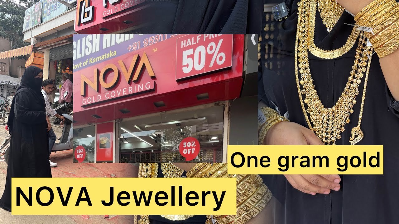 One gram gold in NOVA JEWELLERY Hegde Nagar | Prices from ₹50 | 50% OFF on Entire Collection