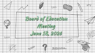 Woodbridge Board of Education Meeting | June 18, 2026