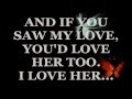 AND I LOVE HER (Lyrics) - MARIAN DACAL