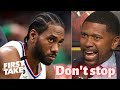 FIRST TAKE | Jalen Rose "no one can't stop" Los Angeles Clippers blew out Los Angeles Lakers