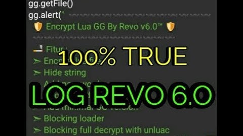 Log Revo 6.0 Done ! 100% True