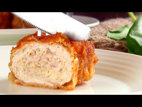 Видео рецепт Мясные рулетики с курицей (очень вкусные)