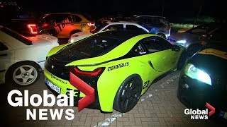'Just some car guys having fun': German police seize 120 sports cars during illegal road race