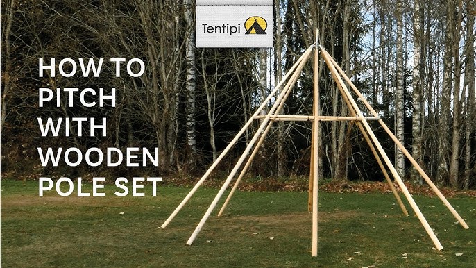 Pitch A Tenipi Nordic Tipi With The Wooden 2024