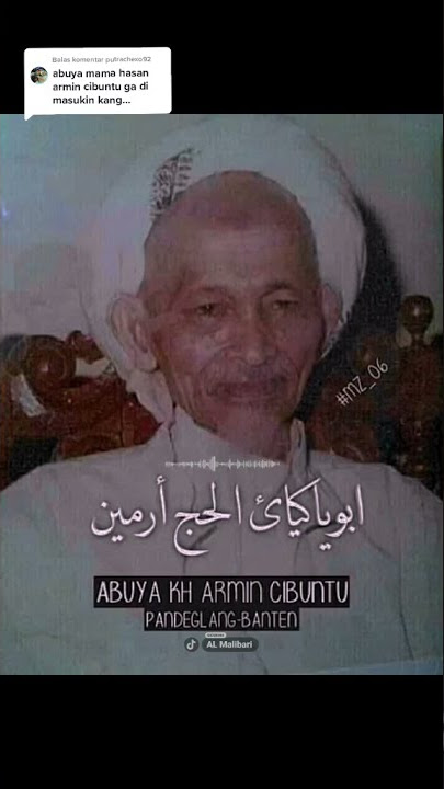 Rekaman Langka,abuya armin cibuntu