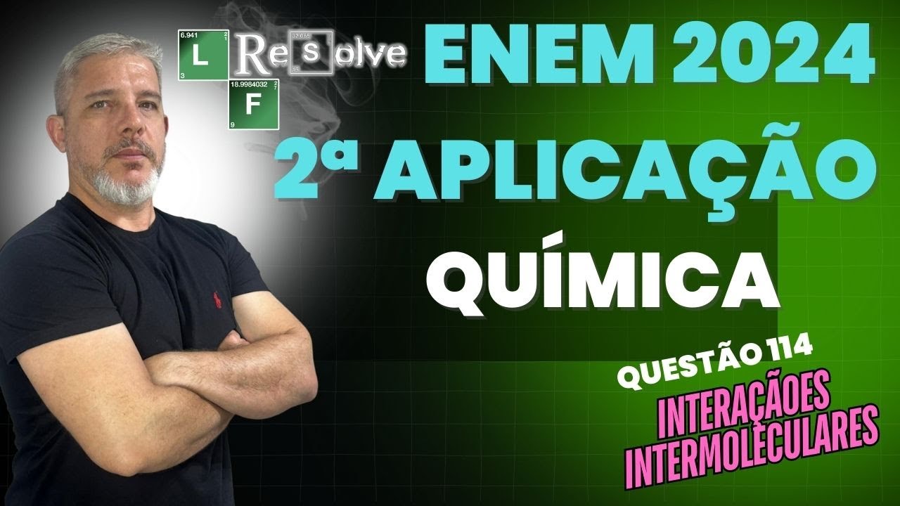 ENEM 2024 2ª Aplicação Química Na lavagem a seco, um solvente é ...