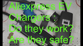 Aliexpress 32A (7kW) portable EV chargers ( EVSE ) Zencar, Khons