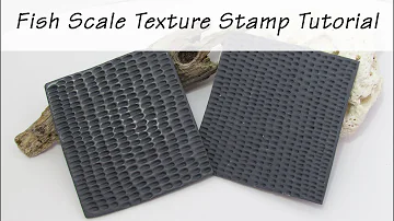 Polymer Clay Tips & Tricks: Fish Scale Texture Stamp Tutorial