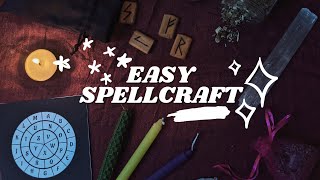 Easiest Spell Methods for Beginner Witches || Spellcrafting