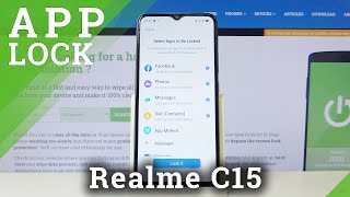 How to Set Password for Apps in REALME C15 - Block App Access with Password screenshot 4