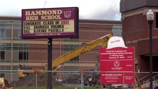 Demolition Begins on Hammond High School