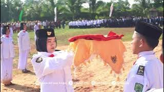 Highlight upacara pengibaran bendera merah putih pada HUT RI yang ke-80.