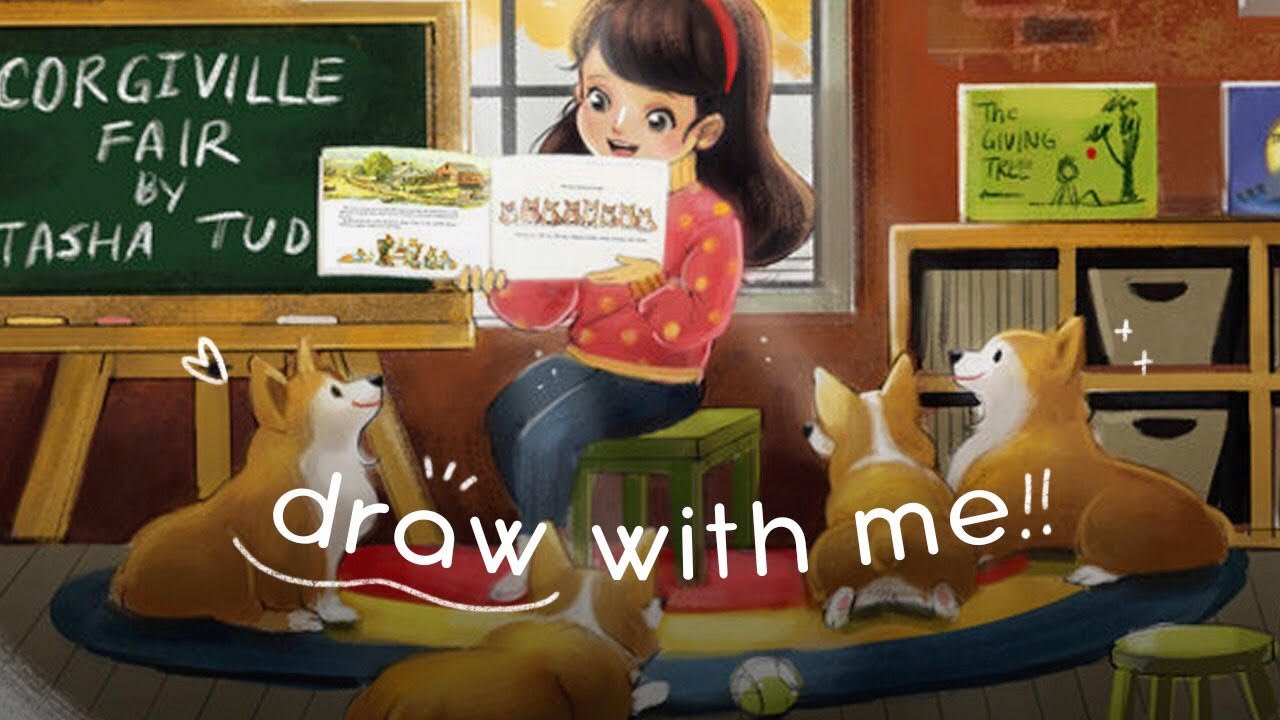 Procreate Children's Book Illustration | Speed Paint Process | 