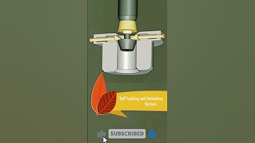 Self Locking and Unlocking System #cad #mechanical