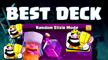 Best random elixir mode Deck | clash royale