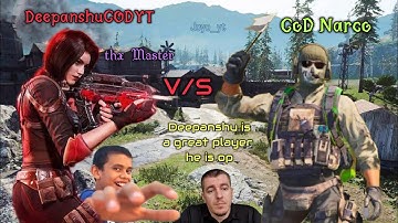 CoD Narco came across DeepanshuCODYT 🤯| CoD Narco vs deepanshu yt | CoD Narco | codm | cod