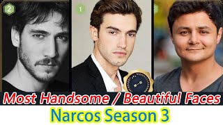 Top 10 Beautiful Faces of Narcos Season 3,CAST🔥 Eric Lange 10th| Scored by AI Wealth