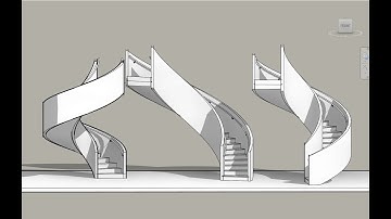 2 cách làm lan can cầu thang xoắn trong Revit