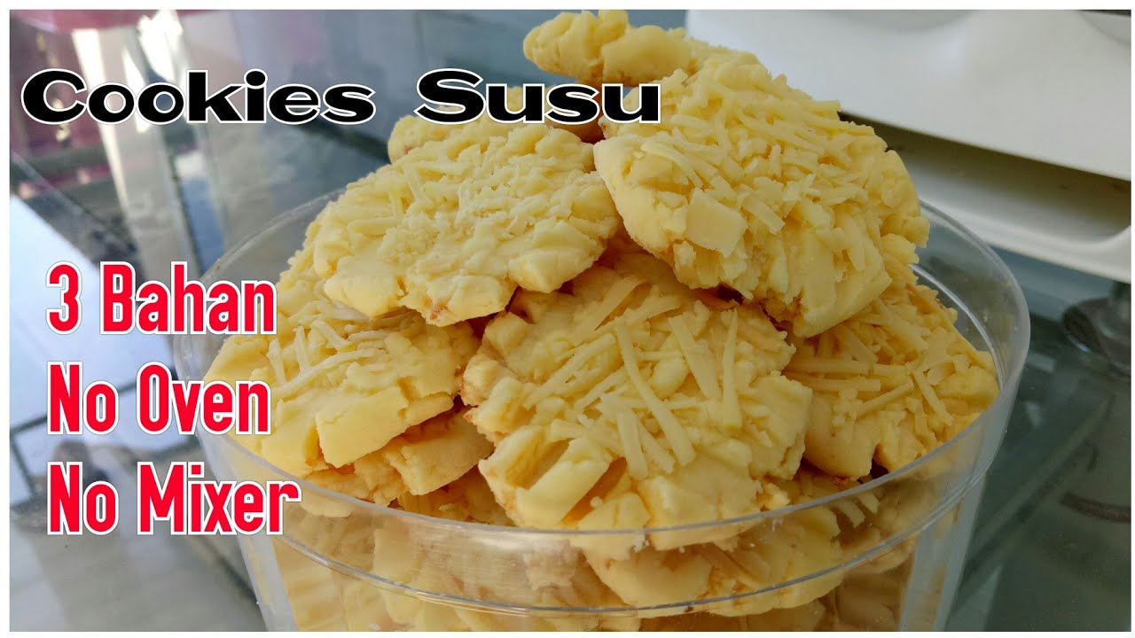  KUE  LEBARAN  RESEP  KUE  KERING  SUSU 3 BAHAN TANPA  OVEN  