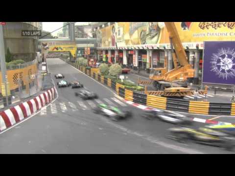 Macau Grand Prix 2015. Start Pile-up