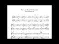 play Clarinet- The last rose of summer