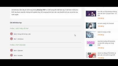 KHÓA HỌC MIỄN PHÍ Lập trình web chuyên nghiệp với PHP   Level 1