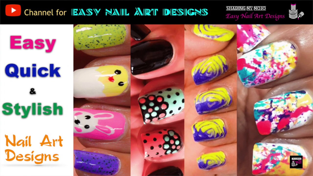 Easy & Quick Nail Art Designs | Introducing Channel | Trailer 2019 - YouTube