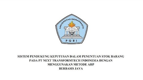 Sugianto 201943500947 XE UNINDRA | Demo Aplikasi Tugas Akhir