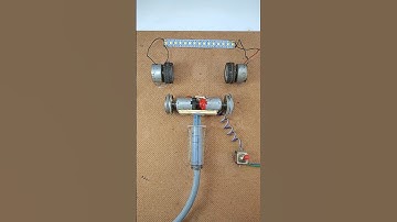 How to generate electricity with two DC motor #shortvideo #dcmotor #generator
