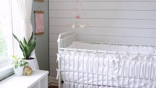 Take a peek at this gorgeous nursery featuring Bratt Decor