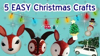 5 DIY Christmas decoration / HOW TO! Recycled crafts