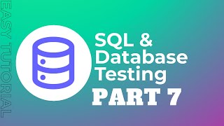 SQL & Database Testing Magnitia Part 7