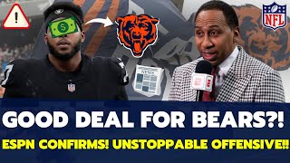 JUST HAPPENED! DIRECT DEAL FROM LAS VEGAS?! REINFORCEMENT NEEDED FOR WILLIAMS! CHICAGO BEARS NEWS