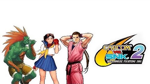 BFFs Sakura+Dan+Blanka Arcade Playthrough / Capcom VS SNK 2