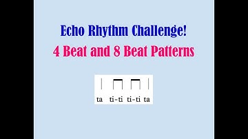 Echo Rhythm Patterns with Ms. Winckler