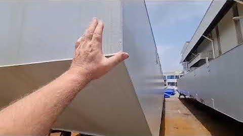 Progress Video - 18m x 9m sectional barge STEEL