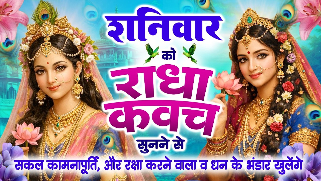 शनिवार को राधा कवच को सुनने से सकल कामनापूर्ति और रक्षा करने वाला व धन के भंडार खुलेंगे~Radha Kavach