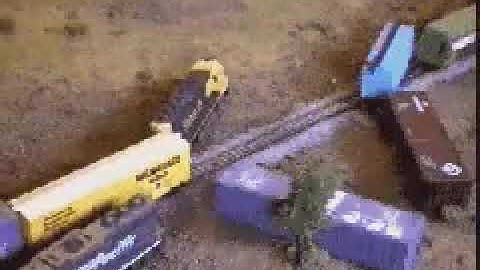 Abracadata Train Engineer Deluxe Train Crash