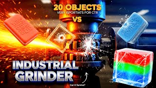 20 Objects Vs Industrial Grinder Ultimate Crushing Compilation Satisfying Destruction